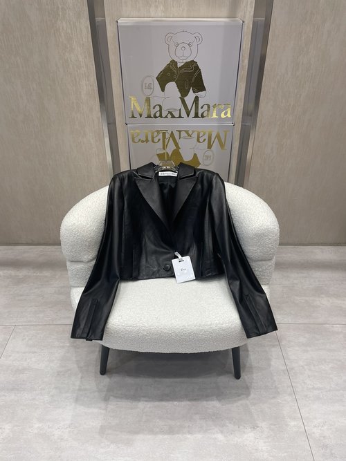 Dior Casual Western-style Sheepskin Jacket with Tanning Process