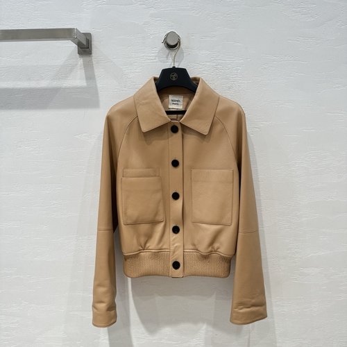 Hermes Exclusive High-end Minimalist Single Pure Lambskin Jacket