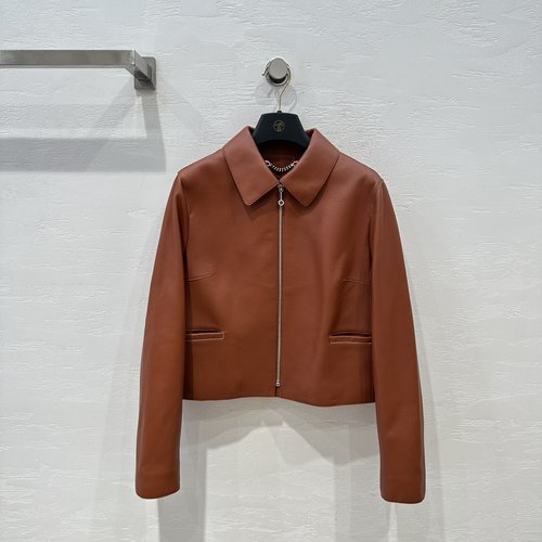 Hermes Exclusive First Release: High - end Minimalist Zip - Up Jacket