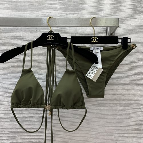 Loewe Bikini Set with Original Logo Hardware for Beach