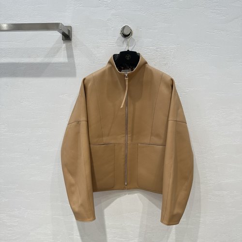 Hermes High-end Original Single-quality Lambskin Jacket with Minimalist Design
