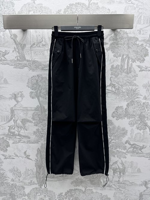 Prada Casual Work Pants with Adjustable Style