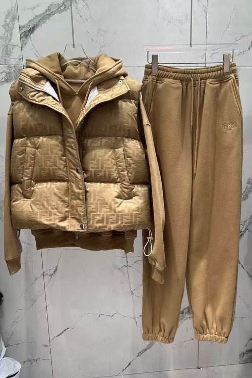 Fendi Three-Piece Set in Fashionable Hues