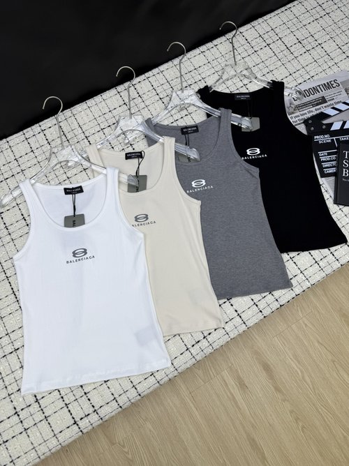 Balenciaga Cotton Logo-Embossed Versatile Vest