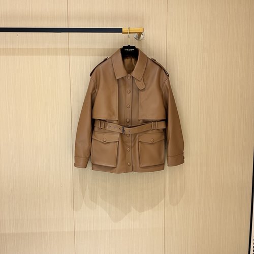 Yves Saint Laurent Exclusive Stylish and Versatile Imported Lambskin Jacket