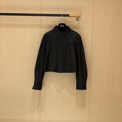 Miu Miu Custom - Made Retro Lambskin Jacket with Sweet and Cool Aesthetic