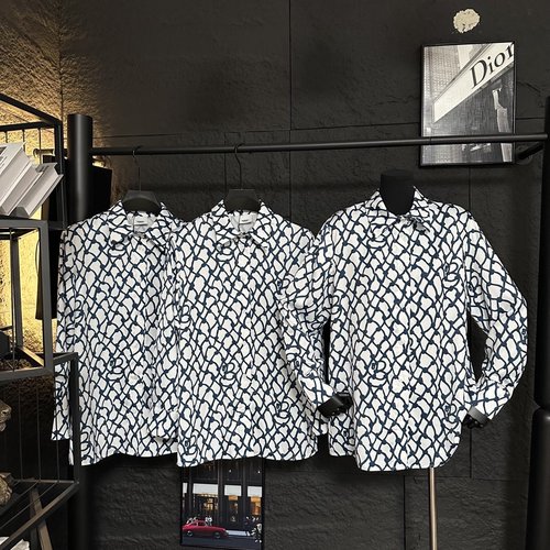 Burberry Exquisite Interwoven Rope Letter Design Satin Shirt