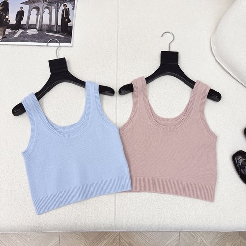 Dior Pearl Button Wool Knit Cardigan and Vest, Classic Elegance