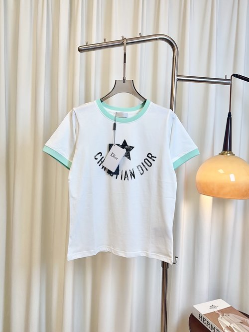 Dior Vintage Printed Logo T-shirt, Colorful