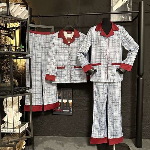Gucci Eye - Catching Blue and Red Checked Homewear