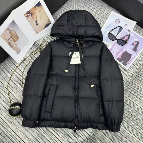 Max Mara Exclusive First Release: Max Series New Hooded Down Jacket with Metal Buttons