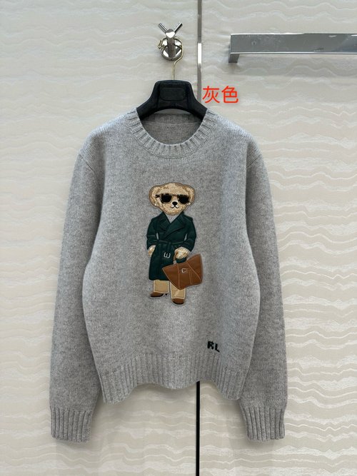 Loro Piana Exclusively-Launched High-End Purple Label RL Bear Sweater