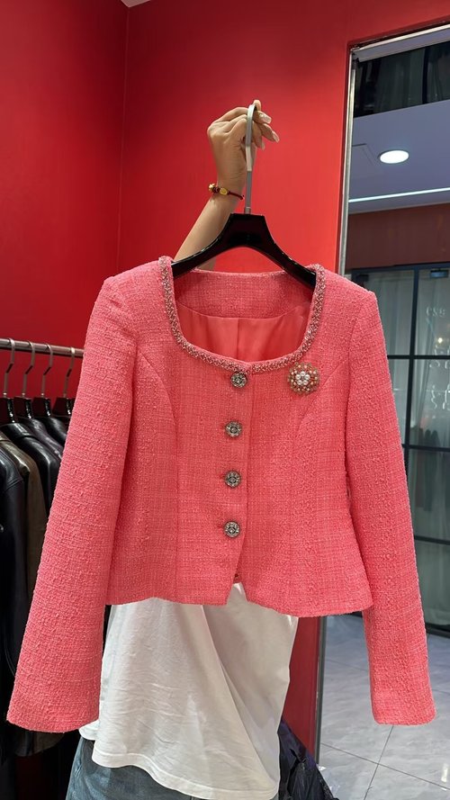 Chanel Exclusive New Arrival: Breathable High-End Fabric Coat