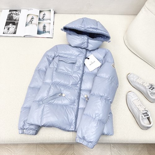 Moncler Fashionable Knit Drawstring Down Jacket in New Colors