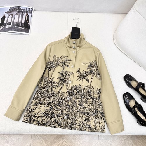 Dior Printed Collared Waistcoat, Slimming & Stylish