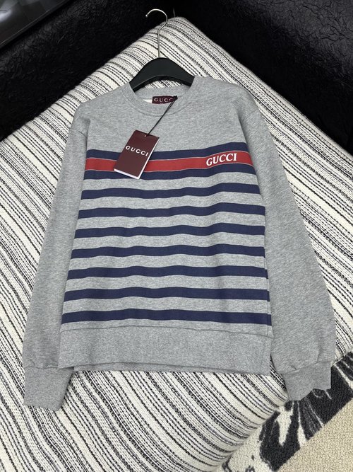 Gucci Classic Printed Round-Neck Sweatshirt with Loose Fit, Multiple Styles