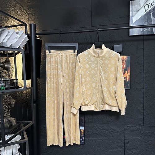 Chrome Hearts Elegant Imported Jacquard Velvet Baseball Ensemble with Print