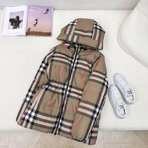 Burberry Vintage Check Reversible Hooded Waistcoat Puffer Coat - Multi-Wear Option