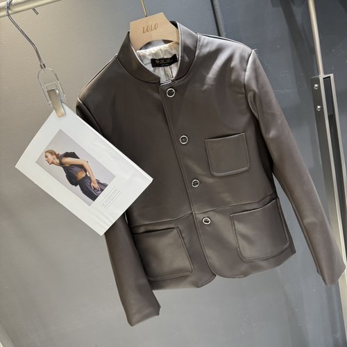 Loro Piana Newly Launched Chinese-style Collared Sheepskin Coat