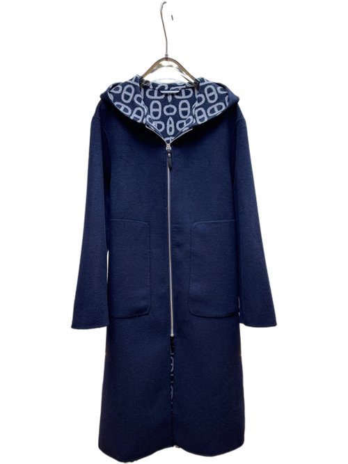 Hermes Classic Cashmere Coat with Dust Bag in Earthy Tones