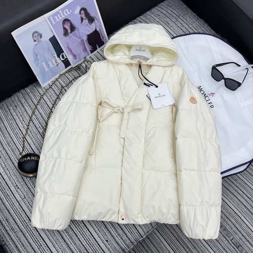 Moncler Recommended New Hooded Down Jacket with Bowknot