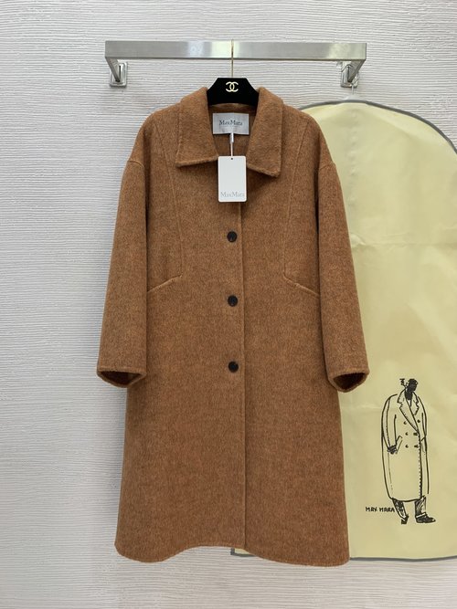 Max Mara Premium Custom Australian Wool Double-Faced Coat in Multiple Colors