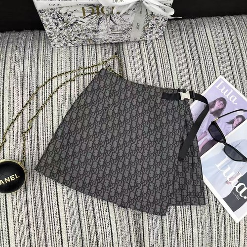 Dior Embroidered Logo Shorts-Skirt