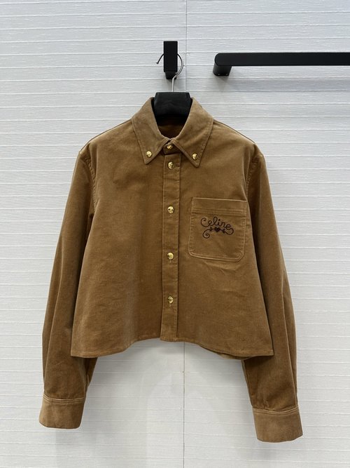 Celine Academic Corduroy Shirt with Sophisticated Style