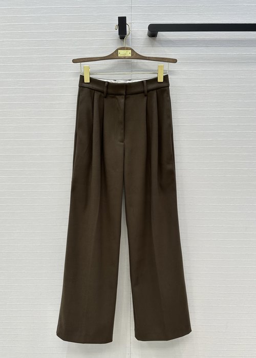 Loro Piana LP Minimalist Sophisticated Straight-leg Suit Pants in Imported Woolen Fabric