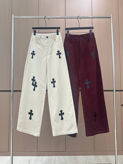 Chanel Designer Original Corduroy Scythe Pants for Sophisticated Look