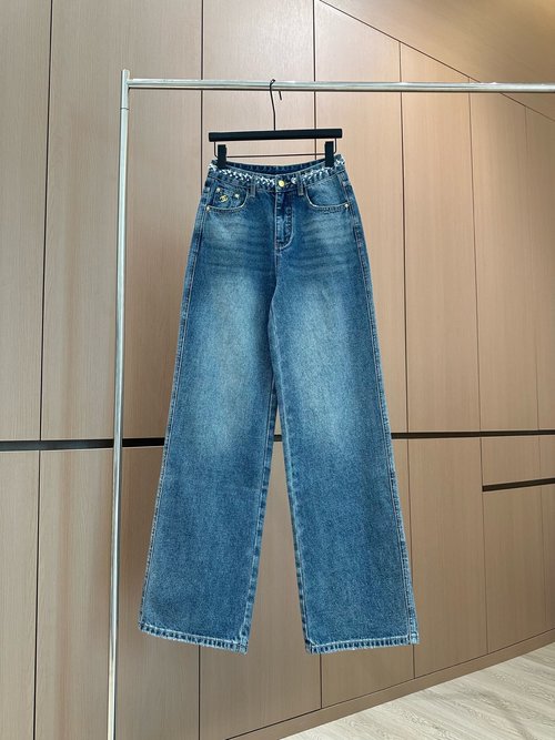 Chanel Designer Original Woven Double C Jeans for Individual Style