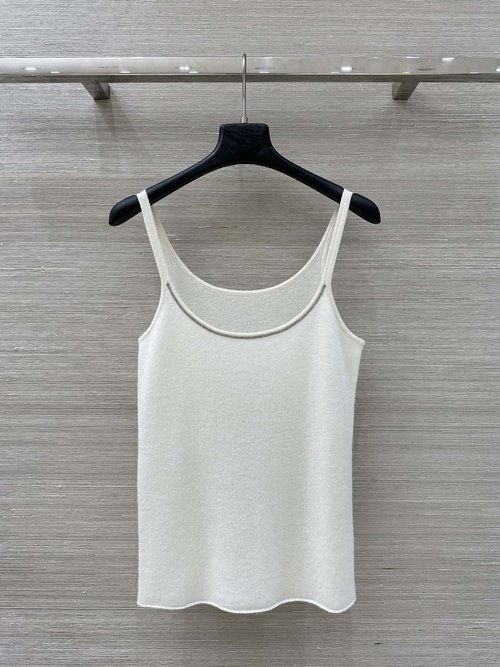 Brunello Cucinelli Exclusive High - end Cashmere Chain - Collar Sling Vest, Exuding Elegance and Versatility