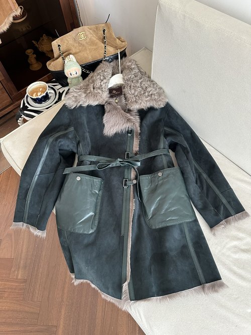 Loro Piana Winter Furry Lambskin Product with Velvet Surface