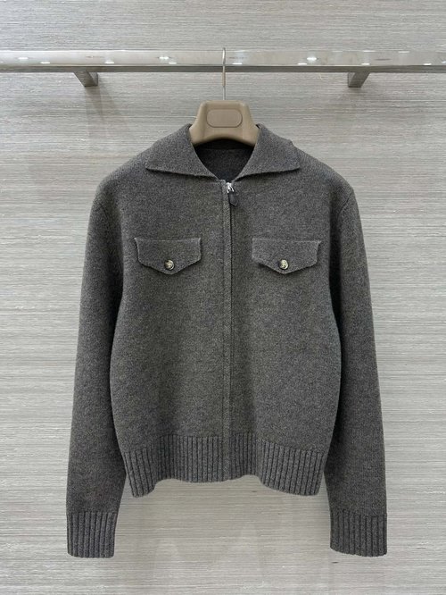 Loro Piana Exclusive First Release: High-Quality Cashmere Jacket with Suede Splicing