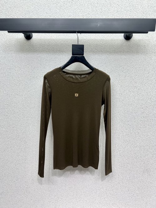 Loewe Loewe Metal Logo Mesh Bodysuit, Soft and Stylish