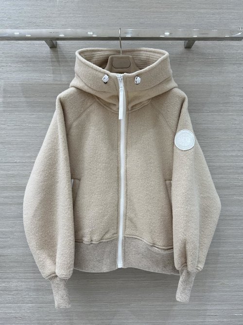 Canada Goose Stylish and Highly Versatile Fleece Wool Blend Hoodie - Original Single Quality