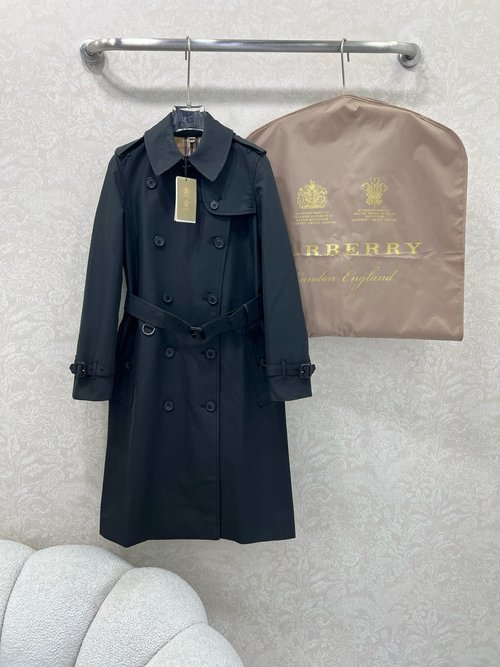 Burberry Five-Row Button Kensington Trench Coat with Multiple Lengths