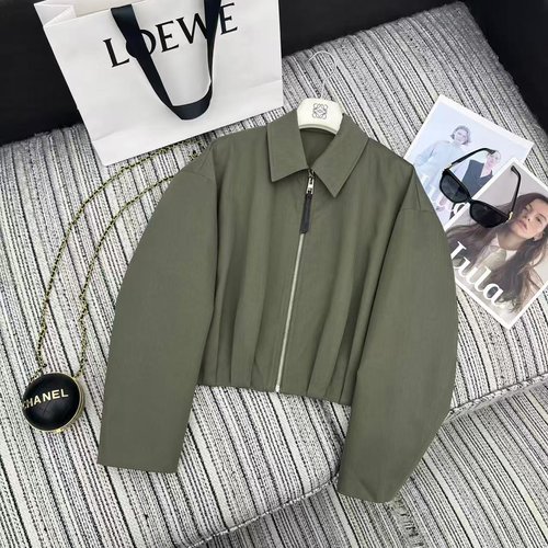 Loewe LOE Series Houndstooth Jacket with Back Pleats