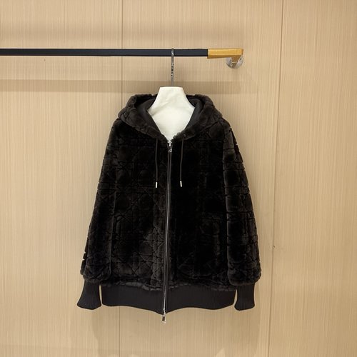Chanel Stylish Imported Fur and Leather Jumpsuit