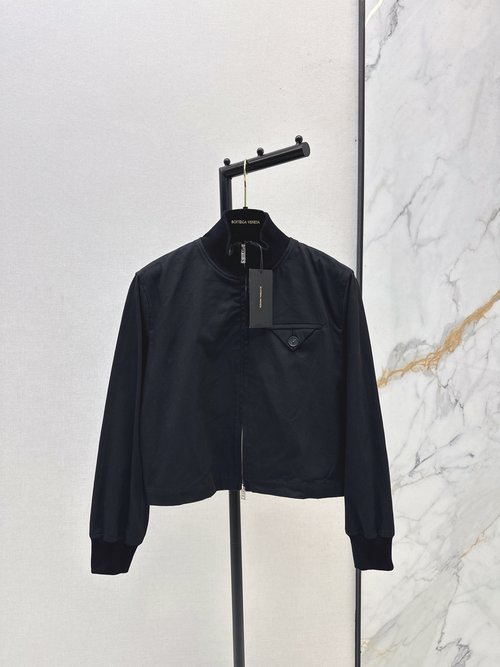 Bottega Veneta Inverted Triangle Jacket, Retro and Fashionable