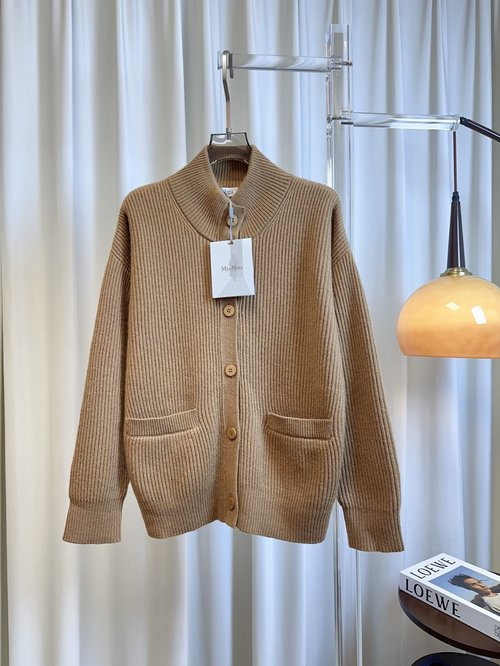 Max Mara Wool Button-up Cardigan, Soft and Sophisticated