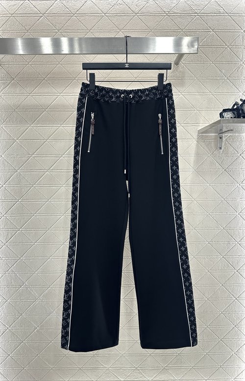 Louis Vuitton Custom YB Twill Denim Straight Pants with Four-leaf Clover Jacquard