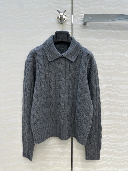 Polo Ralph Lauren Exclusive American-style Single-button Collar Cashmere Sweater