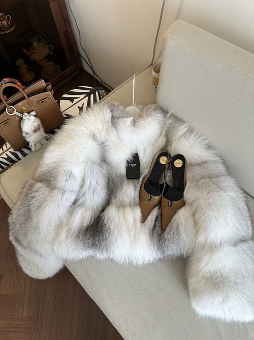 Fendi Premium Finnish Fox Fur Apparel