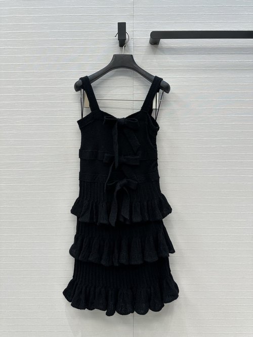 Chanel Exclusive Original Bow-knotted Suspender Cake Dress, Exquisite