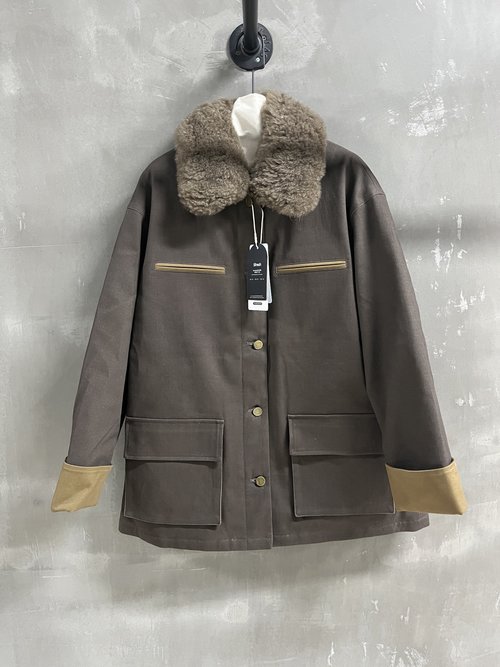 Brunello Cucinelli Classic Versatile Down Jacket with White Goose Down and Nylon Exterior