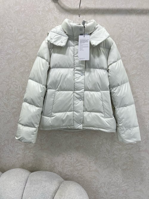 Fendi Lightweight Down Jacket with Adjustable Waist and Detachable Hood