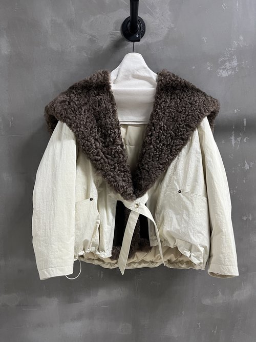 Brunello Cucinelli Timeless Old-Money Style Down Jacket with Premium White Goose Down