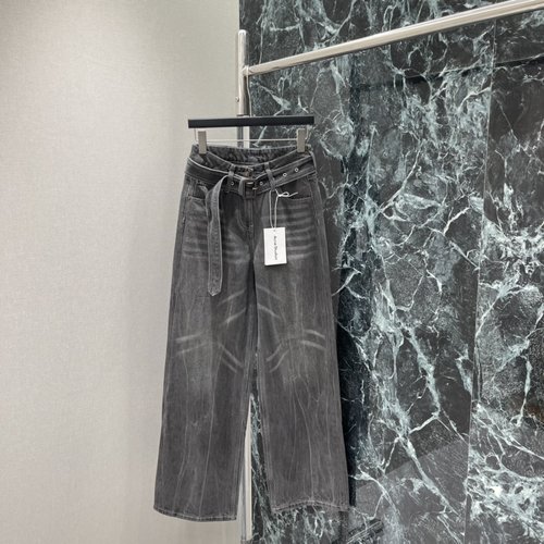 Acne Studios Vintage Distressed Wide-Leg Jeans, Comfortable and Fashionable