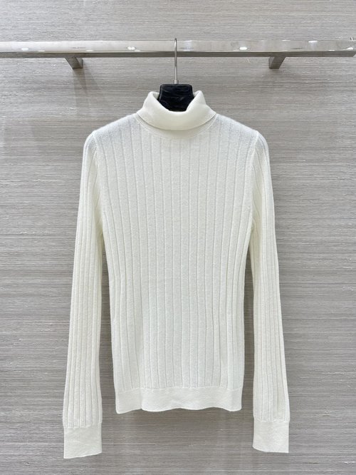 Brunello Cucinelli Exclusive Release: High-End Custom Cashmere Turtleneck Top